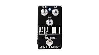 Video thumbnail for Emerson Custom Paramount Overdrive Pedal Review by Sweetwater by Sweetwater