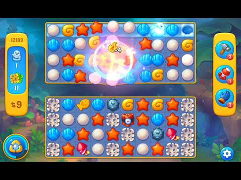 Fishdom Easy Level 12189 (with ingame lightning and bomb boosters) @choraelmin