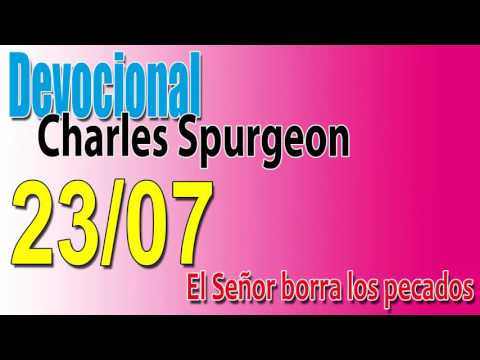 Devocional Charles Spurgeon 23/07 - El Señor borra los pecados