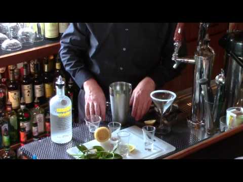 How to Make a Sweet Basil Lemon Drop Cocktail
