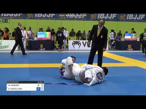 MAGOMED ANSAROV vs NICOLA CASTELLANO 2018 European Jiu Jitsu IBJJF Championship