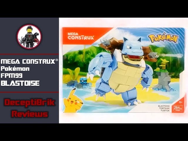 Vídeo relacionado con Mega Construx Pokémon Blastoise Figura de Bloques de construcción de Juguete para niños +6 años (Mattel HDH93)
