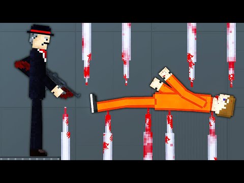 Mafia TORTURES Ragdolls in New Facility - People Playground Gameplay