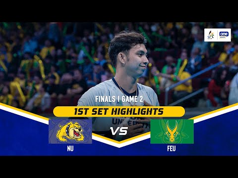 NU vs. FEU | SET 1 GAME HIGHLIGHTS | UAAP SEASON 87 MEN'S VOLLEYBALL FINALS GAME 2 | MAY 14, 2025
