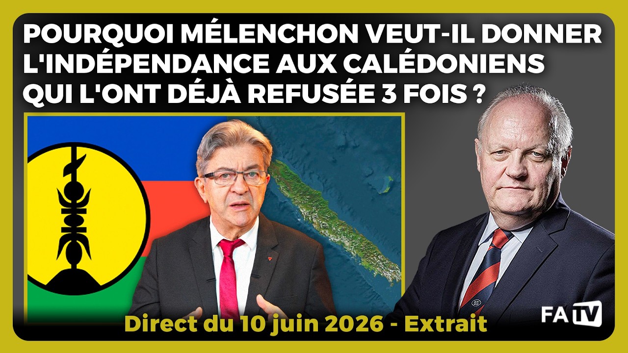 Par haine de la France, Mélenchon méprise le vote des Néo-Calédoniens