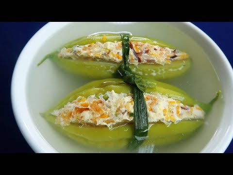 Món Chay - KHỔ QUA HẦM CHAY, Canh Khổ Qua Nhồi Chay