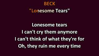 Beck - Lonesome Tears