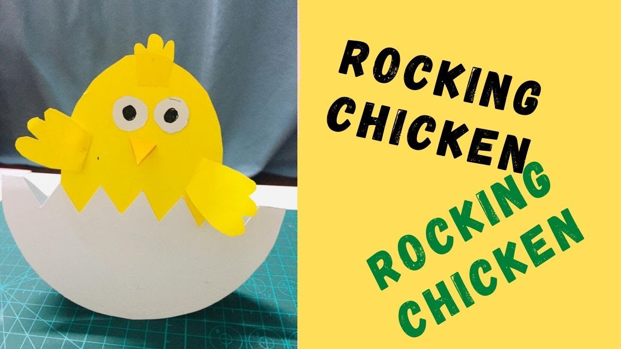 Rocking Chicken PaperCraft | Easy Tutorials for Kids