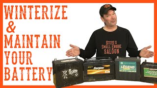 How To Winterize and Maintain The Battery on a Riding Lawnmower