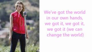 bridgit mendler we can change the world lyrics