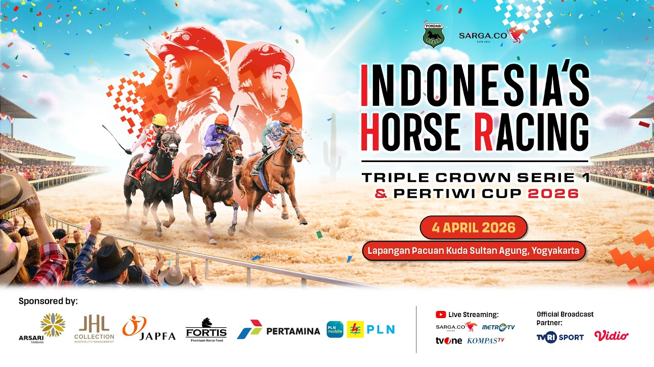INDONESIA'S HORSE RACING: TRIPLE CROWN SERIE 1 & PERTIWI CUP 2026