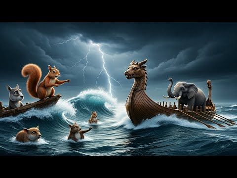 Animals vs Deadly Storm | The Night They Built a Boat to Live