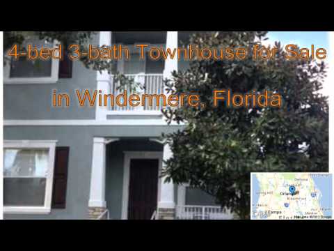 4-bed 3-bath Townhouse for Sale in Windermere, Florida on florida-magic.com