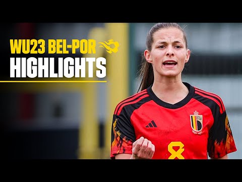#WU23 Belgium 4-1 Portugal | First home game of 2023 | Friendly