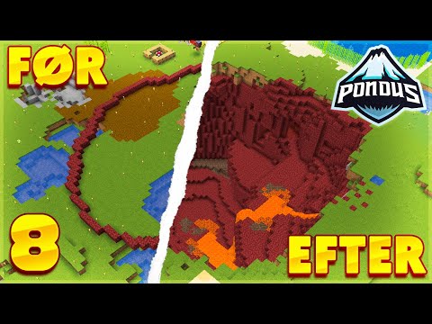 Laver OVERWORLD om til NETHER! *MIN NYE BASE* | Pondus SMP Minecraft #8