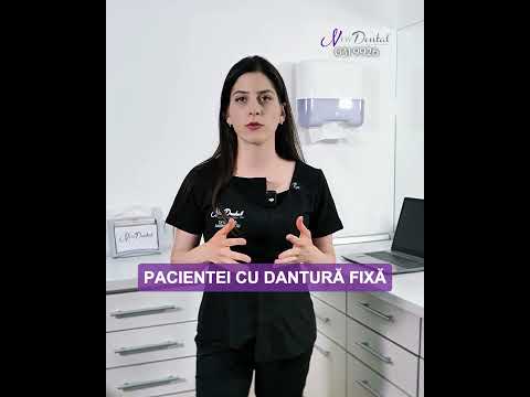 Caz aplicat pentru o pacientă de 48 ani, cu dantură fixă pe 6 implanturi