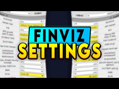 2nd YouTube video about how to set nymo oscillator finviz