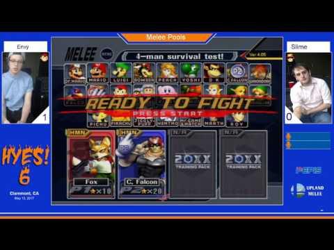 HYES! 6 Pools - PEPIS | Envy (Ness, Fox) vs PEPIS | Slime (Falcon)