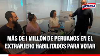 🔴🔵 Más de 1 millón de peruanos en el extranjero están habilitados para votar en la segunda vuelta