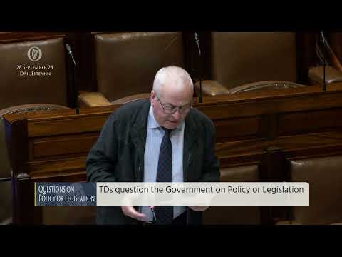 Mattie McGrath: Says sewage worse than farming, calls for action