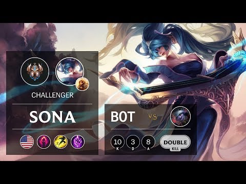 Sona Bot vs Tristana - NA Challenger Patch 10.2