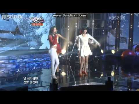 [121221 Music Bank] Sulli, Krystal, Sohyun, Suzy, Jiyoung - White