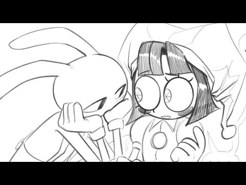 Pomni and Jax Kiss ❤️ | Pomni x Jax  | The Amazing Digital Circus Comic Dub