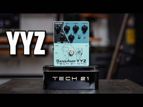 Tech 21  SANSAMP GEDY LEE  YYZ SIGNATURE PREAMP  ORIGINAL image 9