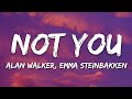 Alan Walker Emma Steinbakken Not You Lyrics