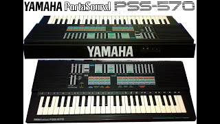 Video thumbnail for YAMAHA PSS - 570 (sound and styles) by Keyboards - review - repair