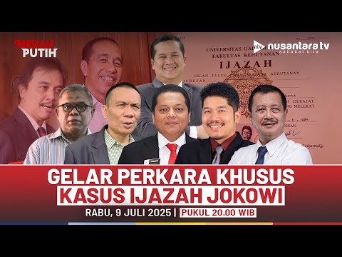 [LIVE] Gelar Perkara Khusus, Ijazah Jokowi Asli atau Palsu? | MERAH PUTIH