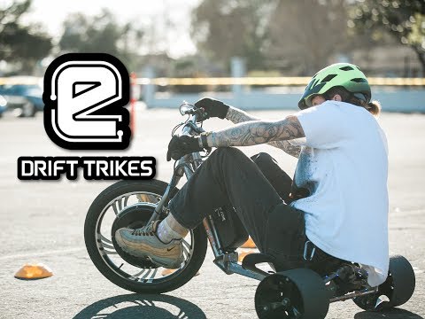 e Drift Trikes Demo Day - First Time On The Electric Drift Trike
