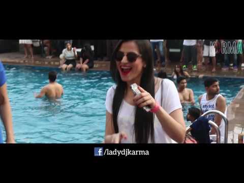 Dj Karma.White Sensation Pool Party at Courtyard Marriott,Mumbai