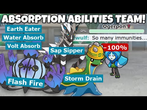 Absorbing Every Move?! The Most ANNOYING Team on Pokemon Showdown!