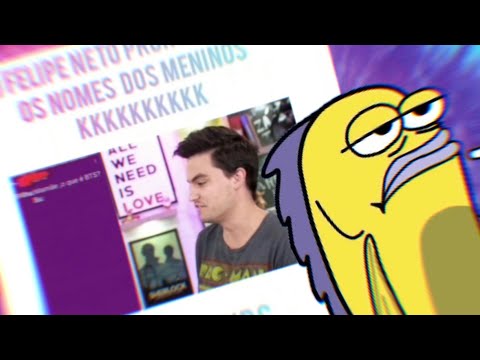 FELIPE NETO PRONUNCIADO O NOME DOS MENINOS 😹| BTS MEMES BR #31