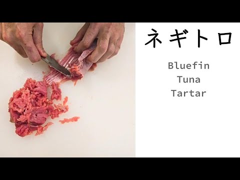 Negitoro — Bluefin Tuna Tartare with Scallions