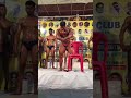 Beant good bodybuilder in india guset posing.