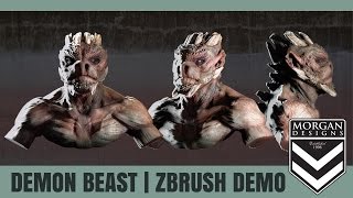 Demon Creature Design Project in Zbrush by Morgan Designs