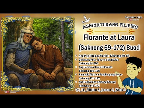 Florante at Laura Saknong 69-172 Buod | Filipino 8 Lesson 4 Week 4