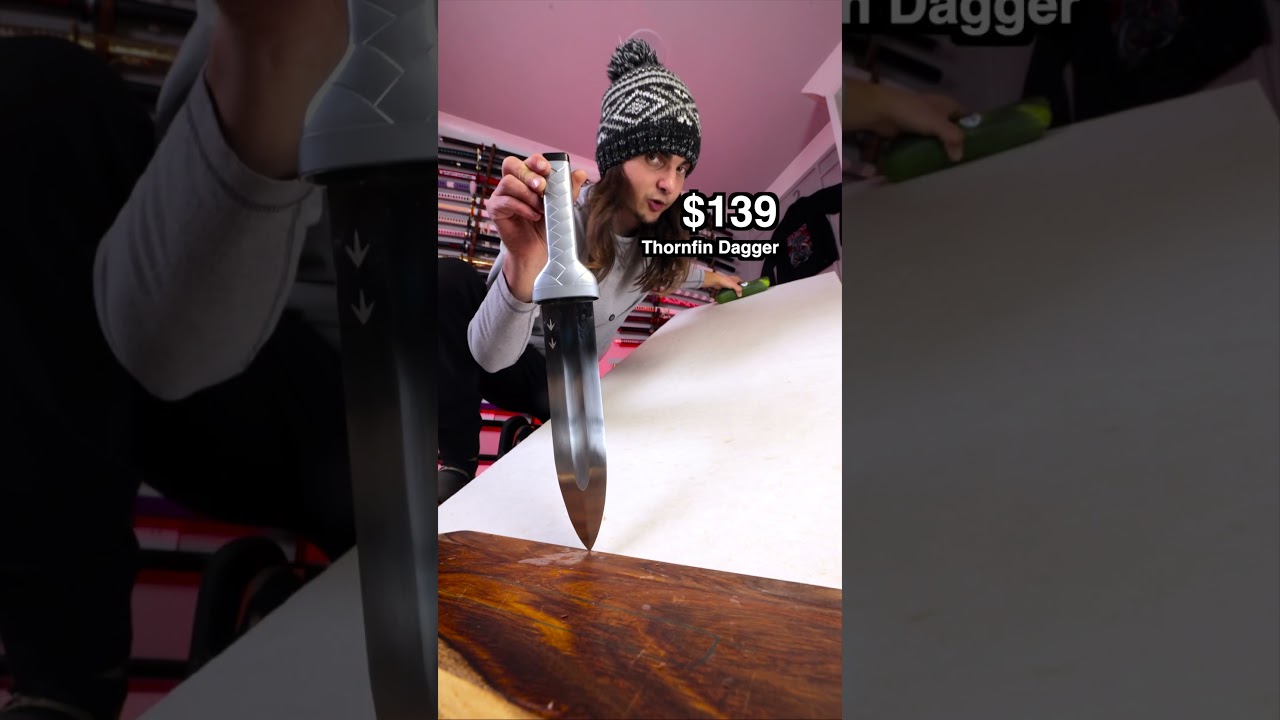 Cucumber slice from cheapest to $100M Dollar swords