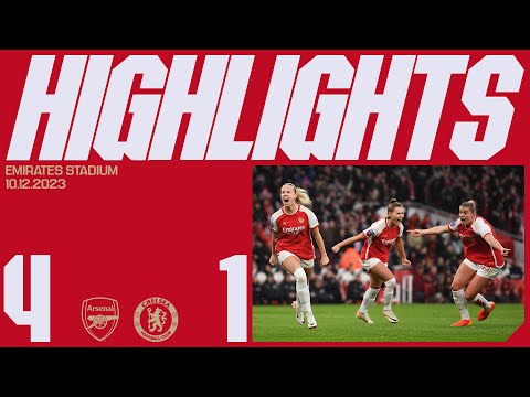 WHAT A WIN! | Arsenal vs Chelsea (4-1) | Meado screamer, Ilestedt's header and Russo's brace | WSL