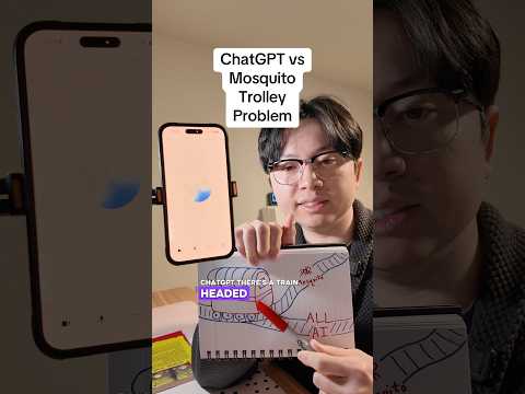 ChatGPT vs MOSQUITO Trolley Problem #ai #ChatGPT