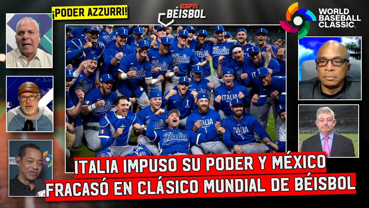 ITALIA ELIMINÓ A MÉXICO y sigue INVICTO en CLÁSICO MUNDIAL rumbo a cuartos de final | ESPN Beisbol