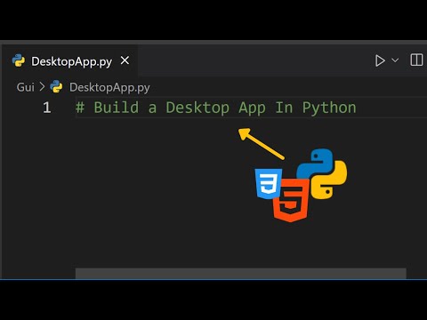 How To Make Desktop Application Using Python And Html Css Python Desktop Application