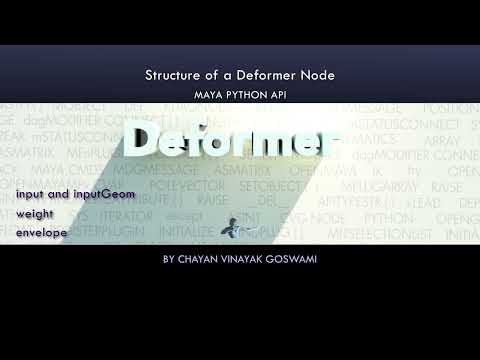 Maya Python Api 11 Understanding A Deformer Node