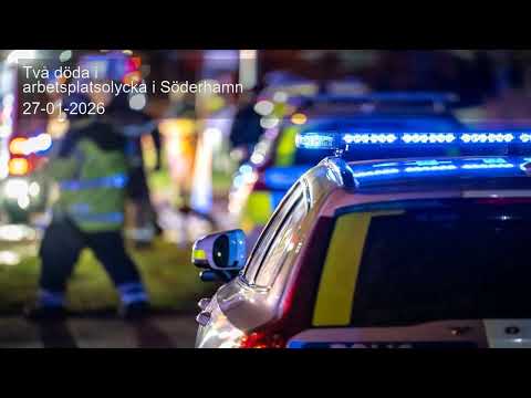 Två döda i arbetsplatsolycka i Söderhamn