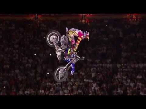 Thomas Pagès lands WORLD FIRST EVER bike flip at Red Bull X-Fighters Madrid 2014