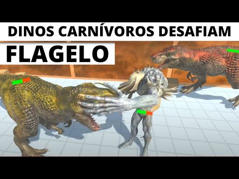 Carnivorous Dinosaurs Defy Scourge  - Dinossauros Carnívoros Desafiam o Flagelo - ARBS