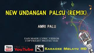 Download lagu Amri Palu - New Undangan Palsu | Karaoke Tanpa Vokal | Video Lirik HD mp3