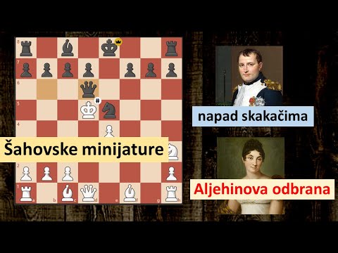 Najpoznatije šahovske minijature - Bonaparta vs Remusat - Aljehinova odbrana
